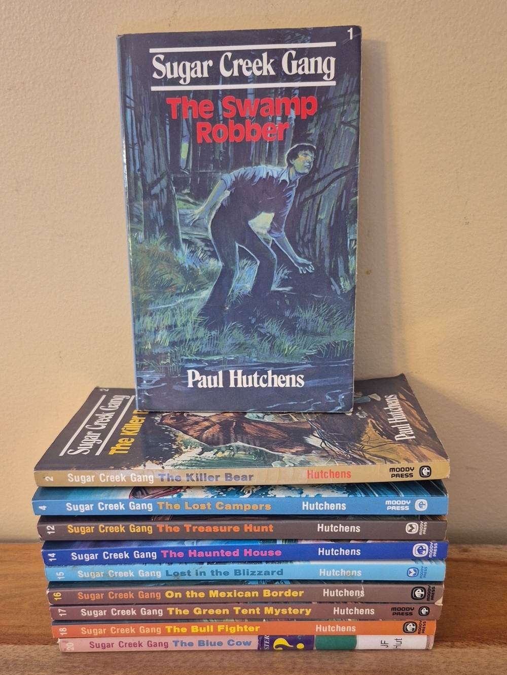 Lot Of 10 Sugar Creek Gang Books by Paul Hutchens 1,2,4,12,14,15,16,17,18,20